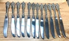 KAPPYS  GRANDE BAROQUE BY WALLACE STERLING HANDLE 9"  DINNER KNIVES SET OF 12