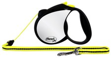 Flexi Neon PN1.266.S NEO15 Small Yellow Retractable Plastic Dog Leash 16 L ft.
