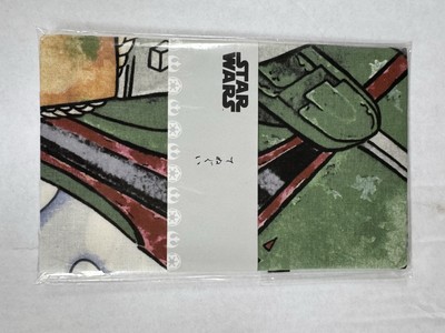 Star Wars Boba Fett Japanese Cotton Tenugui Ukiyo-e Style Towel 34x90cm Sealed