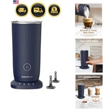 Milk Frother 4-in-1 Electric Foam Maker Steamer for Latte Cappuccino Cold Foam