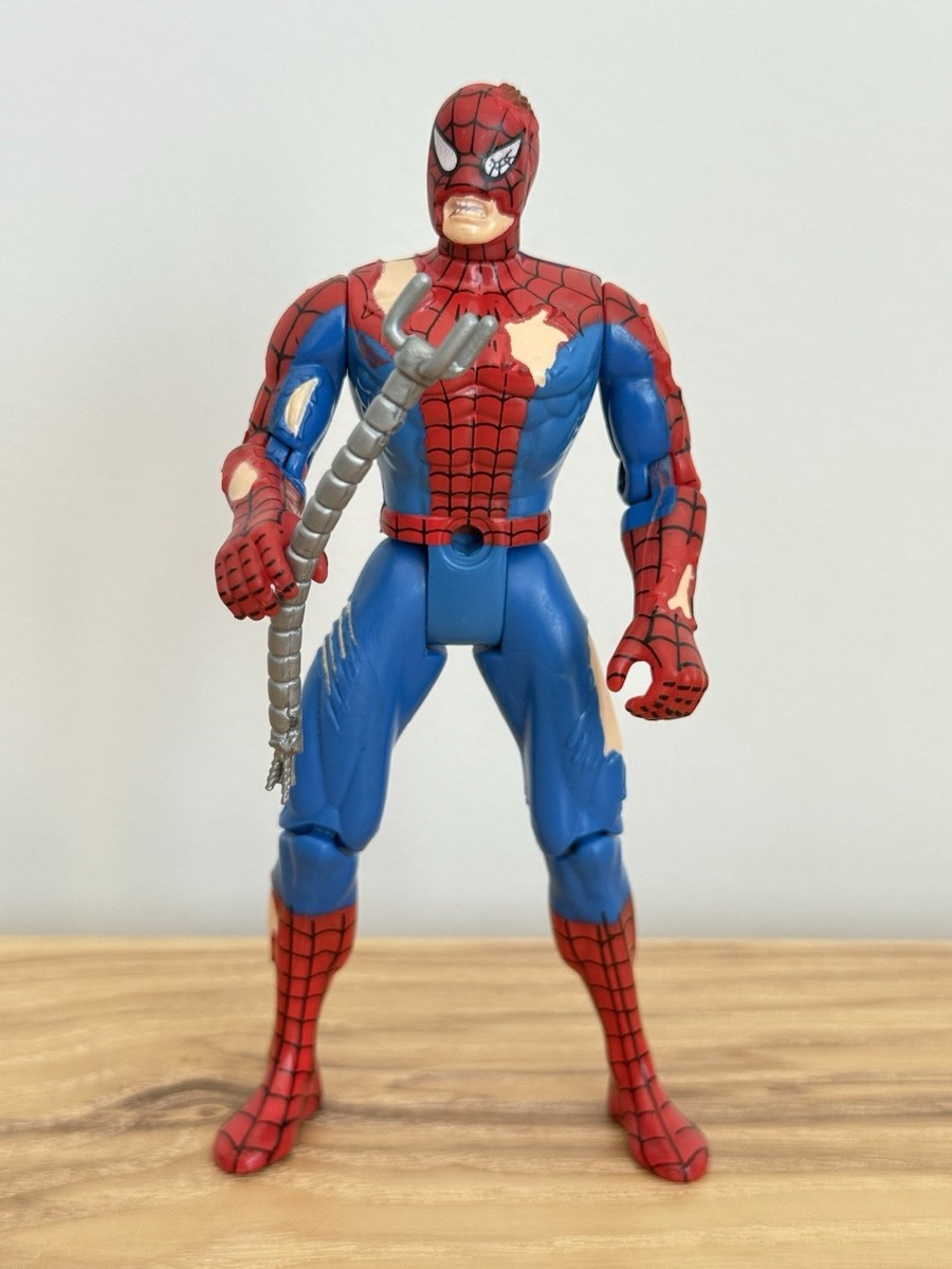 トイビズ スパイダーマンTOYBIZ BATTLE RAVAGED フィギュア Spider-Man Animated Series BATTLE RAVAGED SPIDERMAN Figure