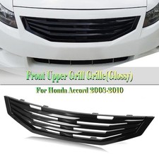 For Honda Accord 2 Door Coupe 2008-2010 2009 Front Bumper Grille Grill Black