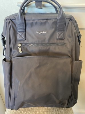 Baggallini Soho Backpack - Water-Resistant Nylon Women's Laptop & Travel Bag,