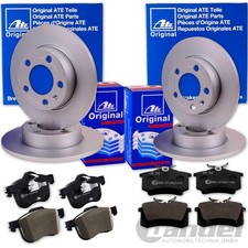 ATE BREMSSCHEIBEN+BREMSBELÄGE VORNE+HINTEN für AUDI 100 A6 C4 Bj. 1990 - 1997