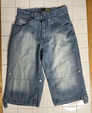 Vintage Southpole Shorts Jorts Men's Blue Size 30 Baggy Denim Y2K Jean