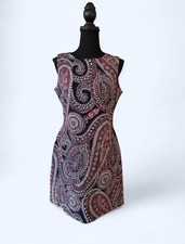 Tommy Hilfiger Vintage paisley print dress 70’s classic Size 10