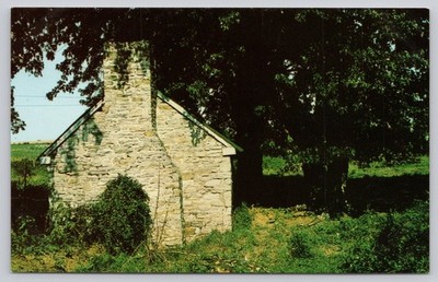 Clara Barton Springhouse Antietam Battlefield Sharpsburg MD Postcard 1966