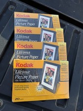 New Kodak Ultima Picture Paper for Inkjet Printers 20 - 4x6  ColorLast Lot Of 4