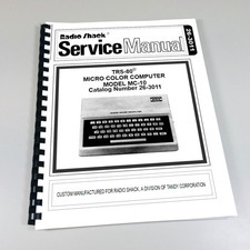 Radio Shack Tandy TRS-80 MC-10 Micro Color Computer Service Manual