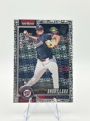 Andry Lara Spring Training Foil Rookie RC 2026 Topps Series 1 Card #36 Nationals