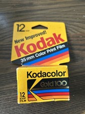Kodak Kodacolor 12 Exp 35mm Film Gold 100 135-12 Expired 11/89