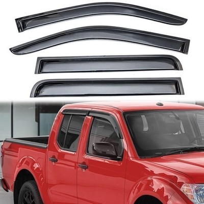 FOR 2005-2020 NISSAN FRONTIER CREW CAB 4PCS WINDOW VENT VISORS SUN RAIN GUARDS
