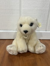New Aurora Miyoni Polar Bear Plush 8  Stuffed Animal with Tags