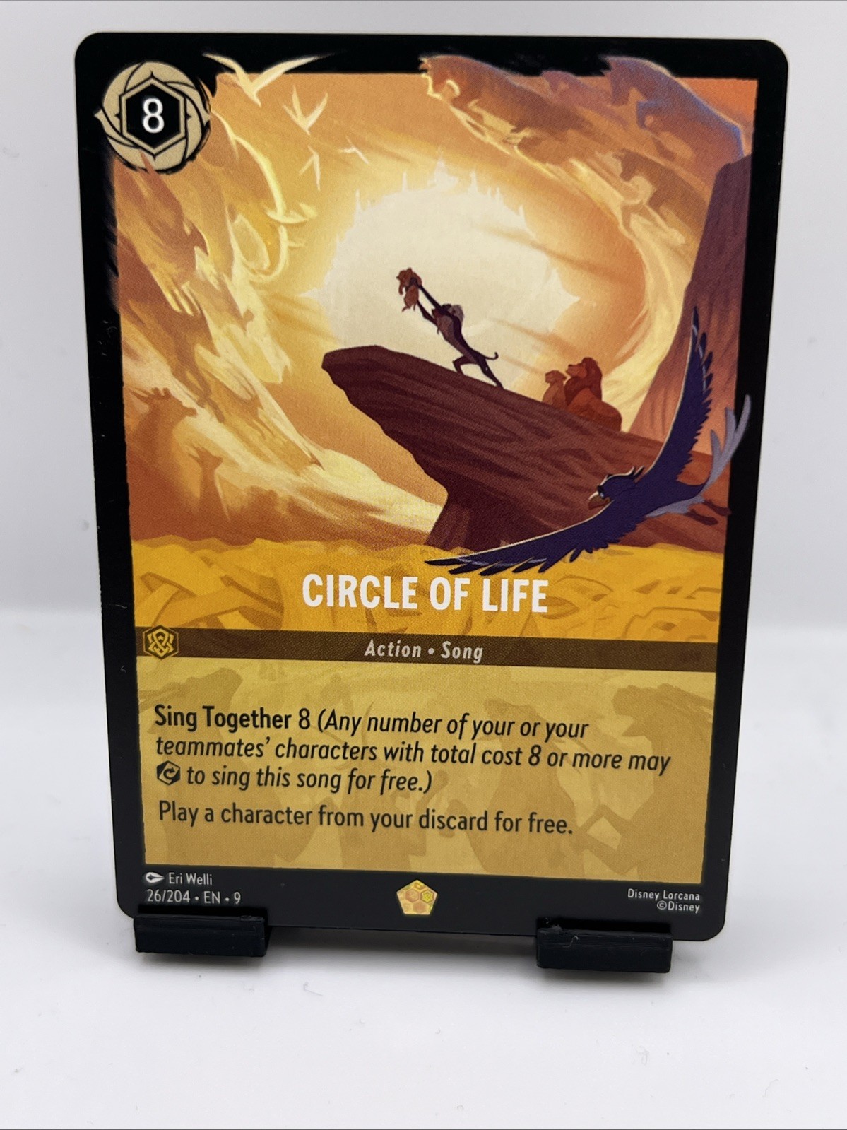 Circle of Life 26/204 Fabled Cold Foil Disney Lorcana Rise of Floodborn TCG NM
