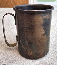 Antique Tankard Cup Etched Gatlinburg Tenn