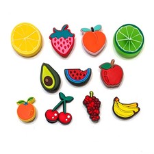 FRUIT SHOE CHARMS (Pack of 11) Gift for Kid/Teen/Adult Set Lot- Fits Crocs