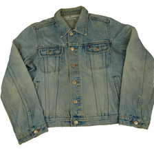 Tommy Hilfiger Ladies Light Blue button up Denim Jacket, Size Large