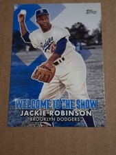 2022 JACKIE ROBINSON TOPPS WELCOME TO THE SHOW BASEBALL CARD #WTTS-1 DODGERS