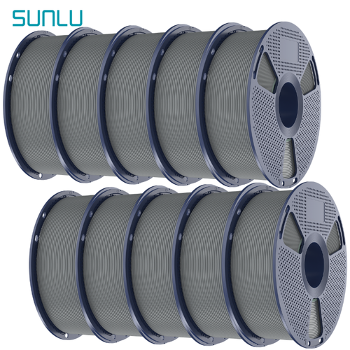 SUNLU 5×1KG/10×1KG PLA PETG Seide ABS ASA SILK 3D Drucker Filament 1KG Spule - Afbeelding 28 van 153