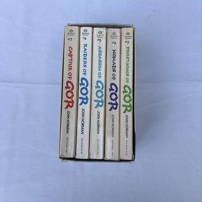 John Norman Tarl Cabot of Gor 5-Book Lot Chronicles of Counter-Earth VTG READ