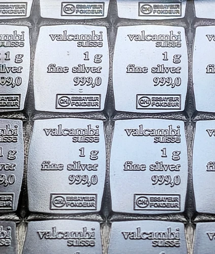 10 Gram Silver Bar - Pure 999 Bullion - Valcambi Swiss Made Not Scrap