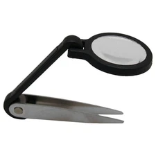 MIRACLE POINT MPT12BLK/CLR Tweezer,Green,Silver,Straight,2 1/4" L 8VLM1