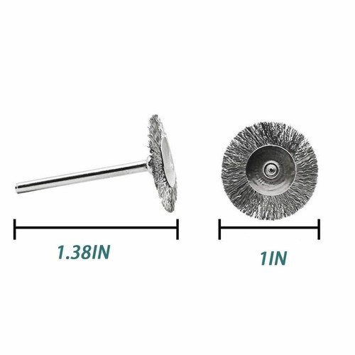 Stainless Steel Wire Brush For Dremel Rotary Die Grinder Removal Wheel Tool LOT - Picture 10 of 14
