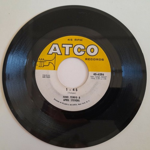 APRIL STEVENS & NINO TEMPO " STARDUST " 1964 USA PRESS OG SP 45 t 7 "   - Bild 5 von 7
