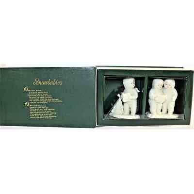 Snowbabies Winter Tales Twinkle Little Stars with Box Two Figures Vintage