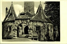RPPC Rothenburg o. Tauber Burgtor Germany Real Photo Postcard