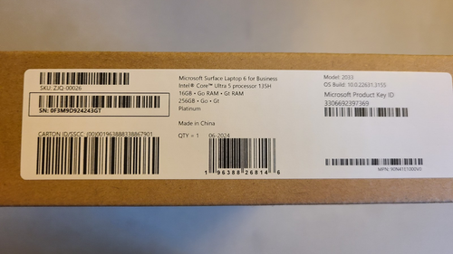 Microsoft Surface Laptop 6 13.5 Touchscreen Notebook - Intel Core Ultra 5 135H