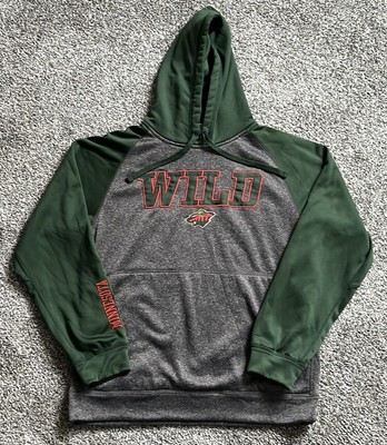 Minnesota Wild Embroidered Men s Hoodie Size L