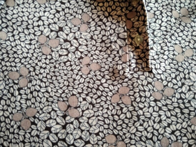 Chemisier Vintage 70s Motif Grain De Café Brun - Taille 38 - Occasion Très Bon État