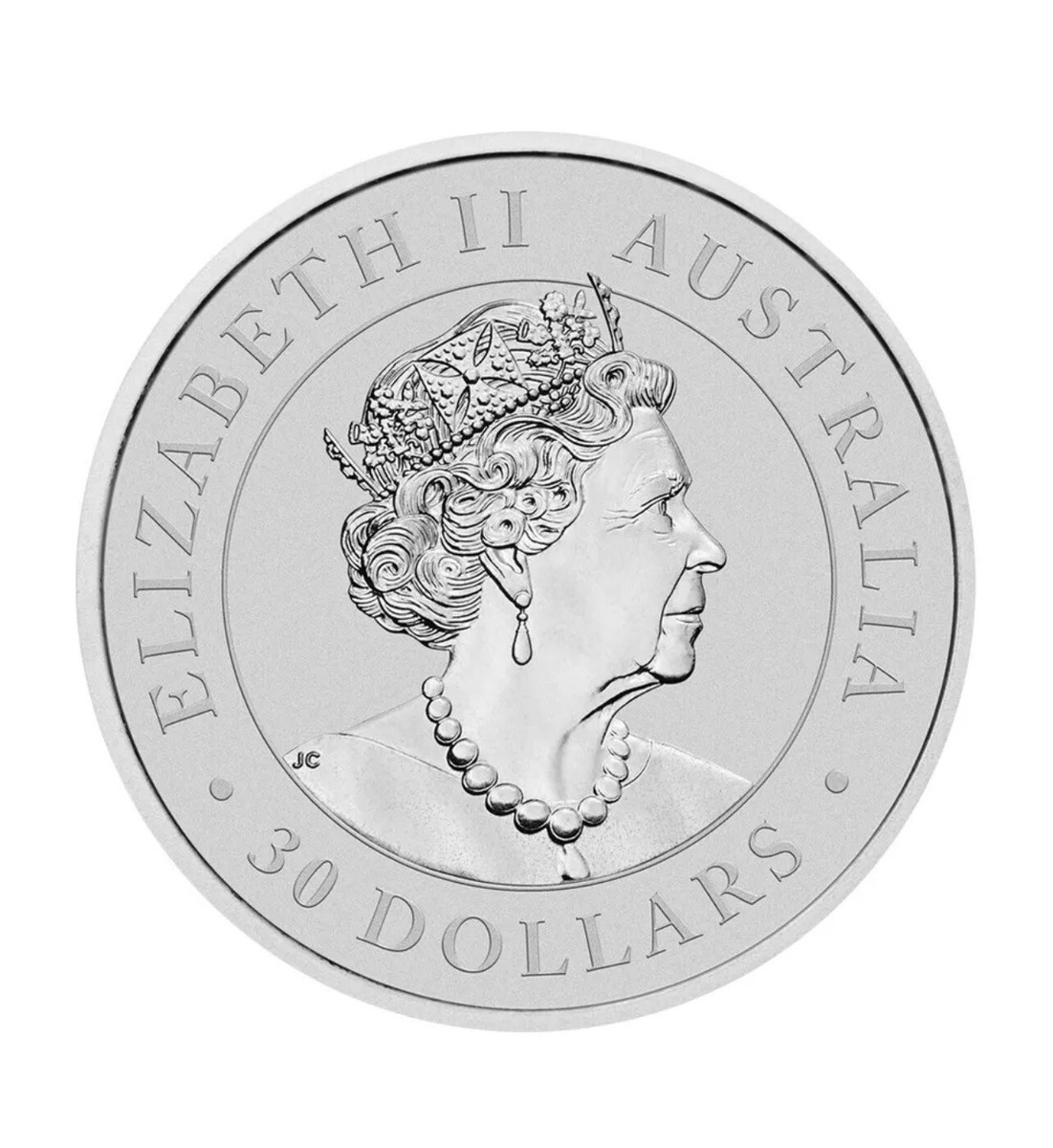 Australia 2022-P 1 Kilo (32.15 Troy oz) Silver Kookaburra $30 coin