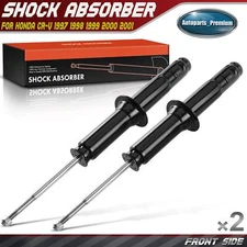 2x Front Driver & Passenger Side Shock Absorber for Honda CR-V 1997-2001 L4 2.0L