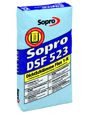 Sopro DichtSchlämmeFlex 1K DSF 523 10 KG Dichtungsschlämme Abdichtung
