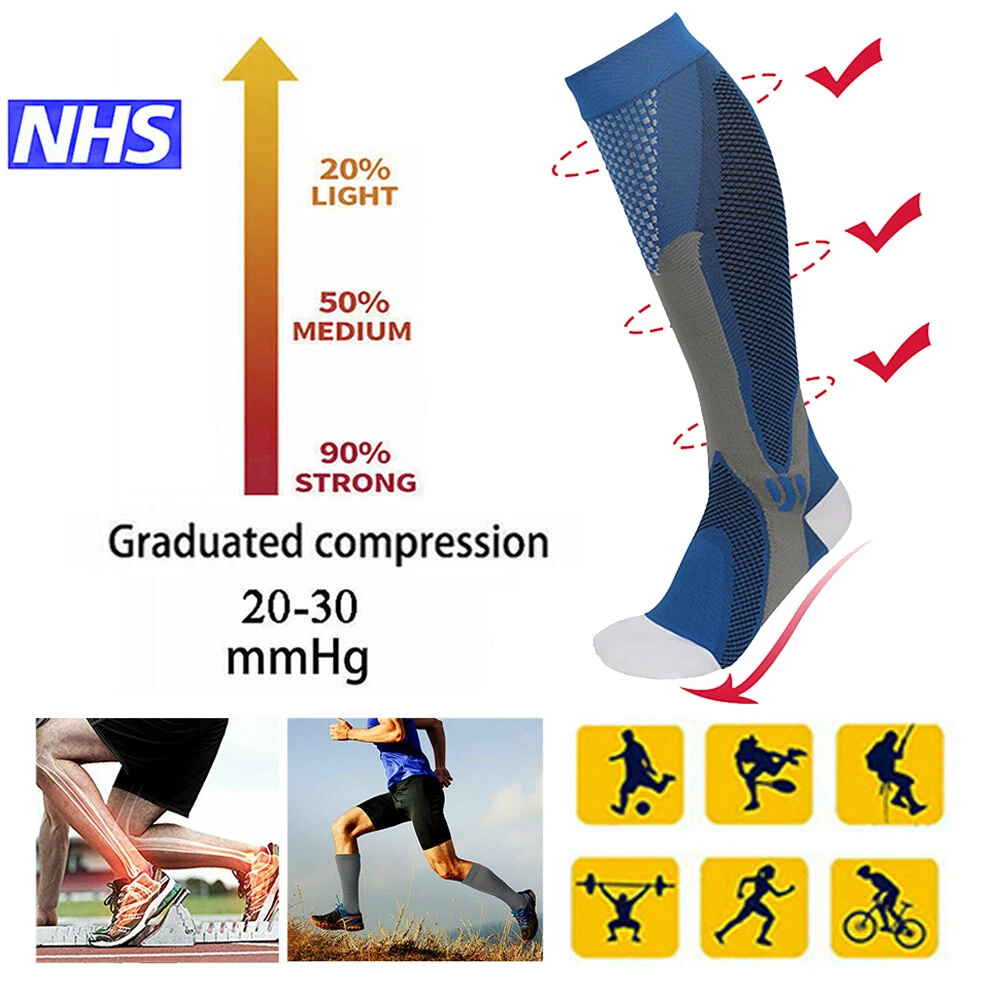 SAOLA Calze a compressione rame USA donna uomo supporto corsa atletica infermieristica calza