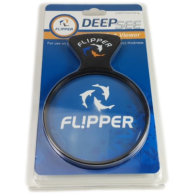 Flipper DeepSee Lupe - beste Durchsicht ohne Verzerrung bis 16 mm Scheiben