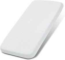 Neoborn Baby Bassinet Mattress Pad, 32" X 22" Dual Sided Comfort Gel Memory Foam