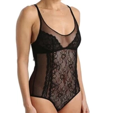 Play It Back - Galloon Lace and Dot Mesh Teddy [NWT] Seven Til Midnight