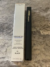 NWB Lancome Definicils Waterproof High Definition Mascara 01 Black Full Size