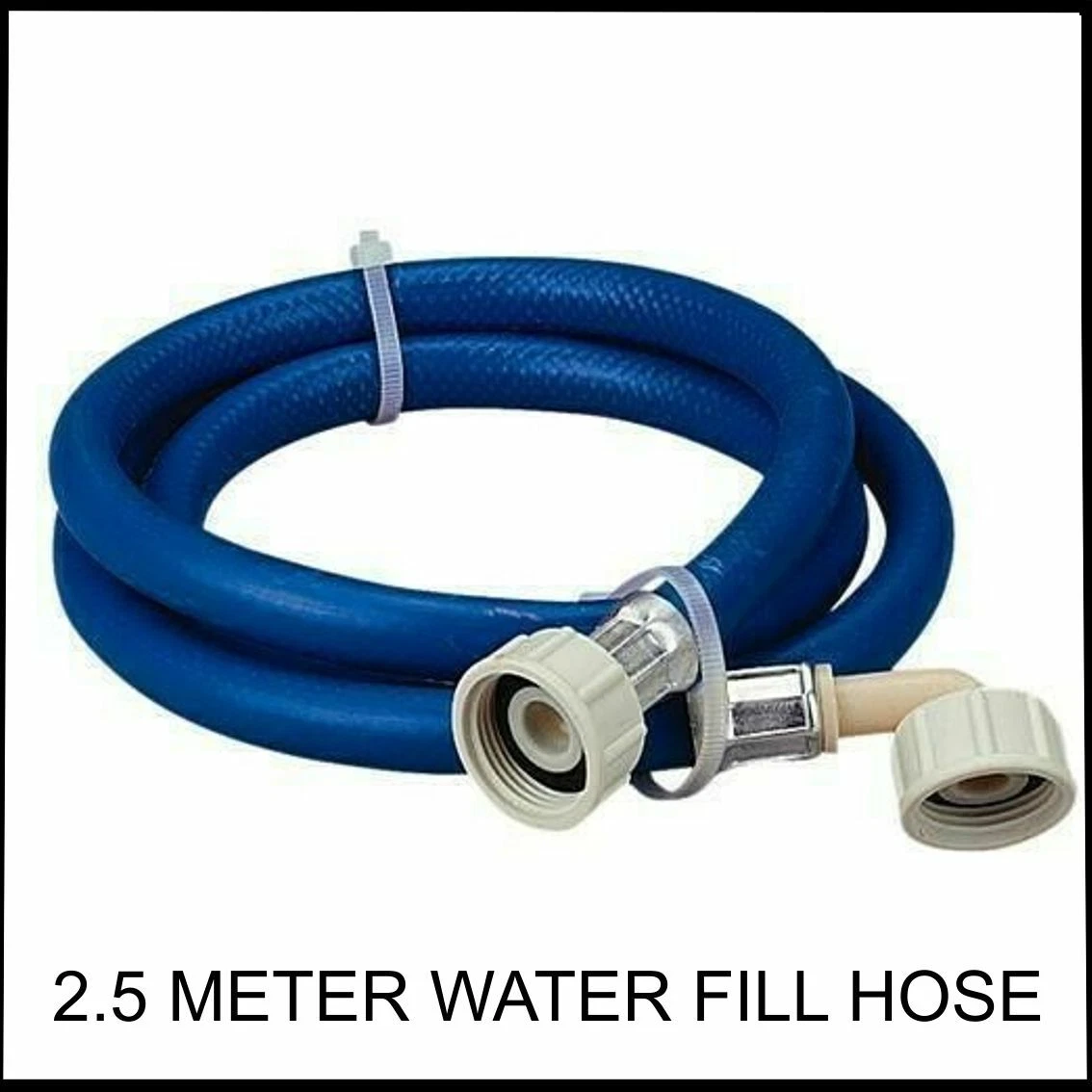 WASHING MACHINE u0026 DISHWASHER COLD INLET WATER FILL HOSE PIPE 2.5 METER IN  LENGTH | eBay