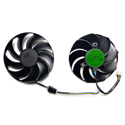Graphics Card Fan Cooling Fan for POWERCOLOR RX6750XT GDDR6 Competition Edition