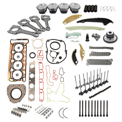 Fits 2.0 TFSI Audi VW A4 Jetta CCTA CAW Pistons 23mm Engine Overhaul Rebuild Kit