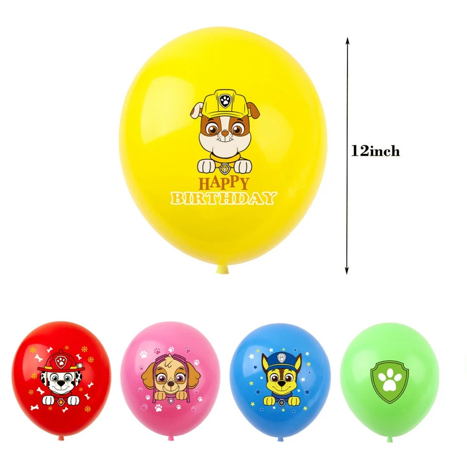 15PCS Paw Patrol Latex Balloon Party Supplies Kids Children Birthday Decoration - image 2 of 4