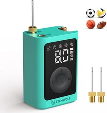 Electric Ball Pump Inflation & Deflation 2-17PSI, Basketball Pump with Precise