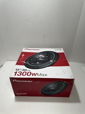 Pioneer TS-W127M 12-Inch Subwoofer  1300 WATT MAX Open Box See Pictures