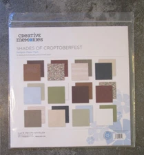 Creative Memories SHADES OF CROPTOBERFEST 12x12 Designer Paper Pack (12) 2022