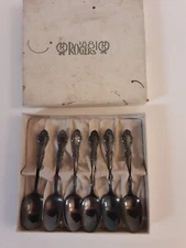 NIB Wm. A. Rogers Silver Plated Baby Spoons Set Of 6