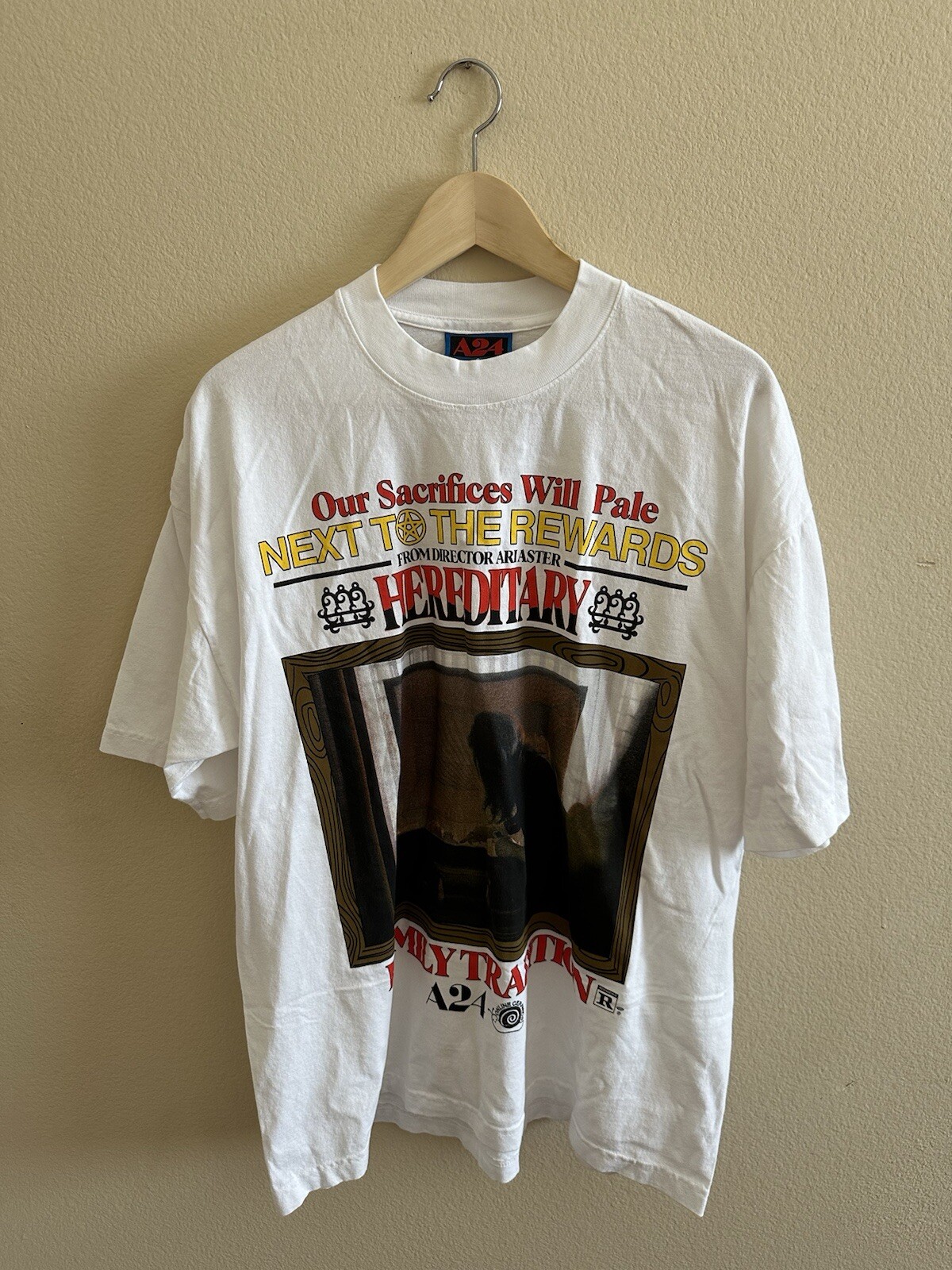 Online Ceramics x A24 Hereditary Oversized Tee Brand New-image